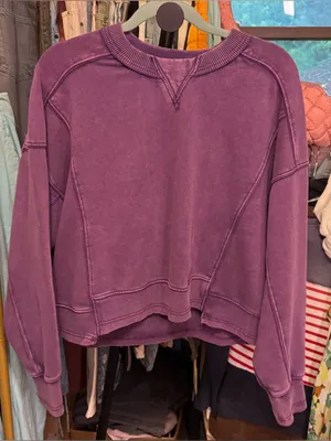 NWOT Free People FP Movement Intercept Pullover - Champion Purple - Small thumbnail 12