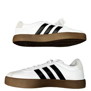 Adidas VL Court 3.0 Sneakers Men's 11.5 White Black BNIB Skate Shoes thumbnail 7