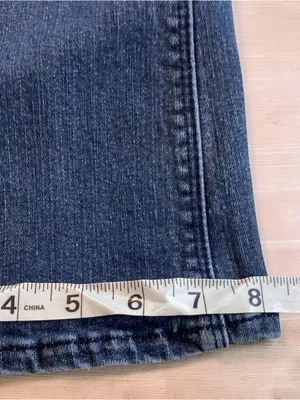 Charlotte Russe Low Rise Flare Jeans Y2K Dark Wash Size 2S thumbnail 10
