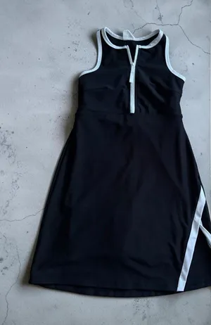 SAGE COLLECTIVE Black White Tennis Active Dress Size Small thumbnail 1