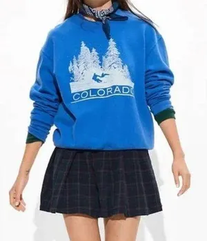 American Eagle Colorado Ski Classic Crewneck Sweatshirt thumbnail 1