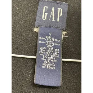 Gap Black Diamond Quilted Puffer Vest 2 pockets Zipper Closure thumbnail 3