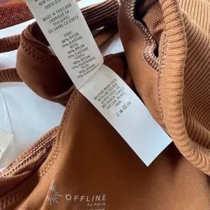 NWT Aerie Offline Goals Stretch Medium Support Ribbed Sports Bra Size Large L thumbnail 4