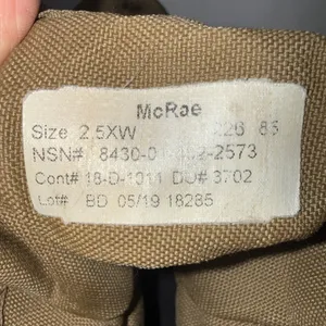 McRae Gore Tex Vibram Desert Tan Military Flight US‎ Army Combat Boots Men 2.5xw thumbnail 3