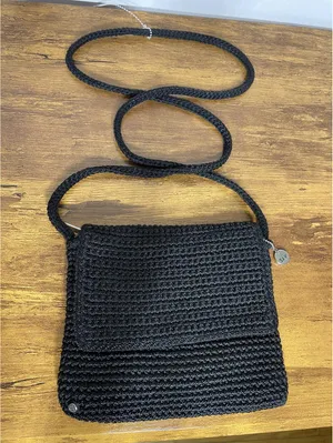 The Sak Iconic 90s/Y2K Crochet Crossbody Minimalist Clean thumbnail 2