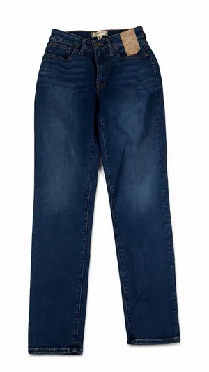 Madewell NWT Womens 27T Curvy Perfect Vintage Jeans Mid Rise Blue thumbnail 1