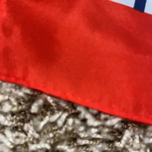 Di Nardo Scarf 20x26 red white and blue signed thumbnail 5