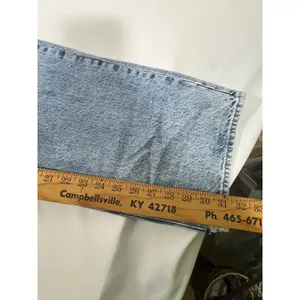 Universal Threads Denim Jeans Women 10R Medium Wash Distressed Patchwork‎ Baggy thumbnail 6