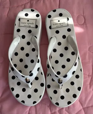 Kate Spade Sandals Polka Black Dot 5 thumbnail 1