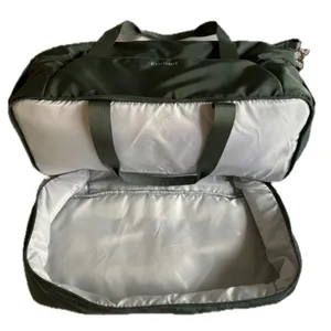 ETRONIK Weekender Bag with Shoe Compartment & USB Port - Green NWOT thumbnail 8