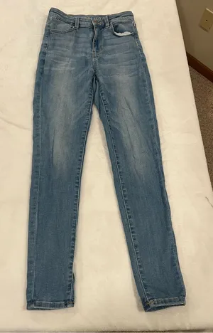 American Eagle Next Level Stretch Skinny Jeans - Size 4 Regular thumbnail 1