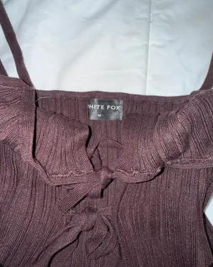 White Fox Boutique Tie-Front Top thumbnail 3