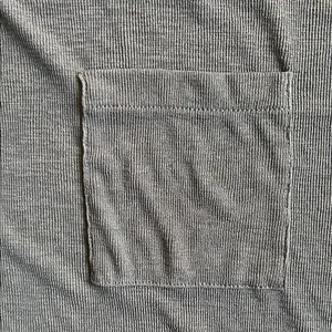 Madewell Charcoal Ribbed Knit Top thumbnail 3