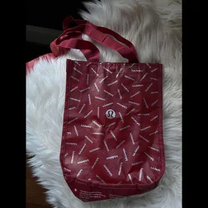 Lululemon Reusable Tote Bag - Burgundy thumbnail 3