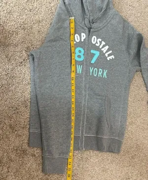 Aeropostale Women’s Grey Hoodie Sweatshirt thumbnail 6