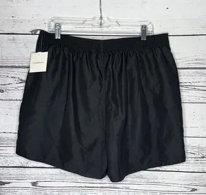 Croft & Barrow Woman NWT 16W Black Tummy Slimmer 4” Inseam Swim Shorts w/ Panty thumbnail 2