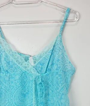 Victoria's Secret Paisley Lace Print Lingerie Nighty thumbnail 3