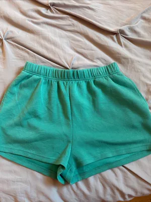 Vintage Havana Green/Teal Two-Piece Sweatshirt & Shorts Set Sweatset thumbnail 3
