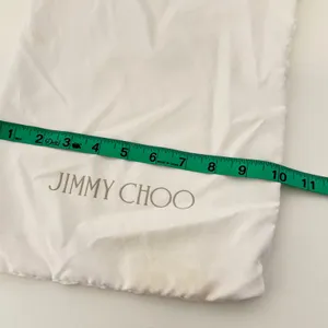 Jimmy Choo Drawstring Cover Dust Bag 14" L x 10"‎ W Travel Luxury Designer thumbnail 5