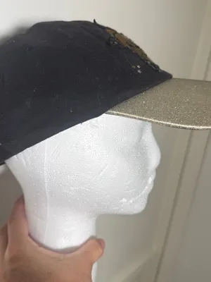 Disneyland Paris Black and Gold Glitter Cap with Star Embroidery Adult OS thumbnail 2