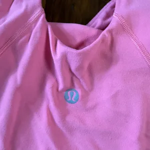 Lululemon Align Tank Top Pink Nulu Cropped Yoga Bra LW1DUDS Size 0 thumbnail 6