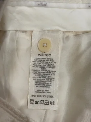 ARITZIA TROUSERS Wilfred women’s size 2 in a ivory pearl color thumbnail 14