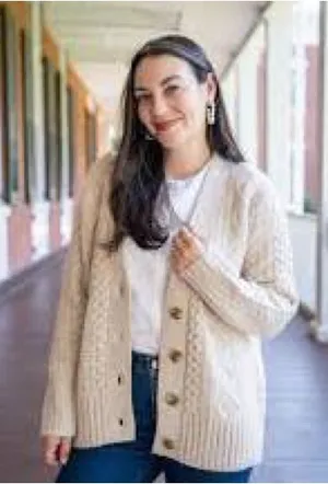 J. Crew Cable-Knit Merino Wool Alpaca Blend Cardigan Sweater Off White. Medium thumbnail 1