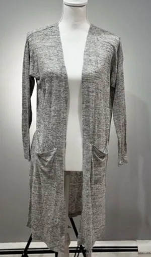 CLEAROUT! Gray Long Duster Cardigan Size M VGUC Size M thumbnail 1