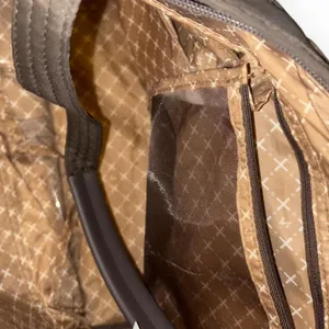 Lug Black Quilted Tote Bag | Lightweight Travel Crossbody Laptop Work Bag thumbnail 5