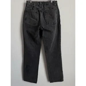 Good American Good‎ 90s Chic Relaxed Jeans Washed Black Single Knee Slash 2/26 thumbnail 10
