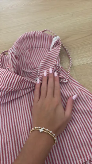 Princess Polly red striped top thumbnail 2