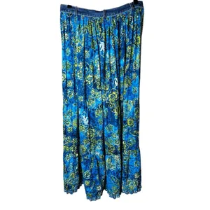 Vintage St. John's Bay Broomstick Maxi‎ Skirt 8 | Boho Festival Coastal Cowgirl thumbnail 5