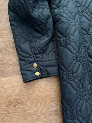 Lands’ End Black Quilted Puffer Coat thumbnail 6