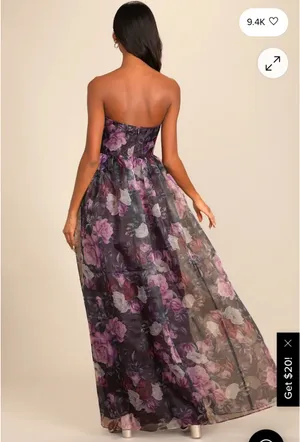 Lulus Dress Maxi Floral thumbnail 3