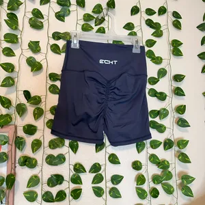 Women’s Echt Scrunch Booty Shorts Workout Size XXS/XS Body Sculpt Blue thumbnail 3