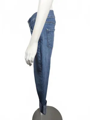 NYDJ Dayla Wide Cuff Capri Heyburn Wash Jeans Size 4 with Lift Tuck Technology thumbnail 3
