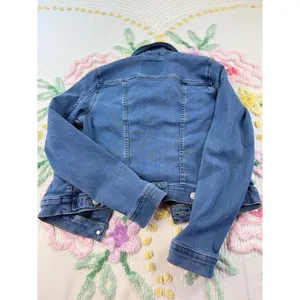 Levi Strauss &‎ Co Womens Denim Trucker Jacket Size S Blue Button Front Classic thumbnail 9