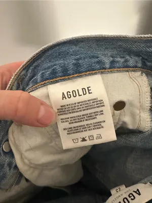 NWOT Agolde high waist straight leg jeans 23 thumbnail 5