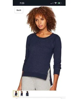 UGG Australia Fleece Side Zip Morgan Sweatshirt Women's M Round Neck Sweater thumbnail 1
