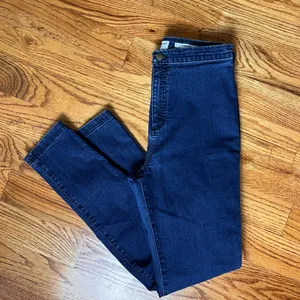 American Apparel Women's Dark Blue easy Skinny Jeans thumbnail 2