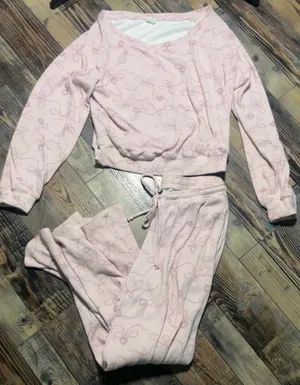 Gilly Hicks Bow Pajama Set M thumbnail 1