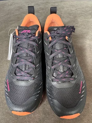 Women’s Lowa Amplux WS All Terrain Running Shoes Sneakers Size 6 Black Melon NEW thumbnail 9