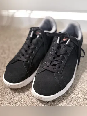 Adidas Neo Daily 2.0 Cloudfoam Black Suede Size 11 White Sole LaceWomen’s Shoes thumbnail 2