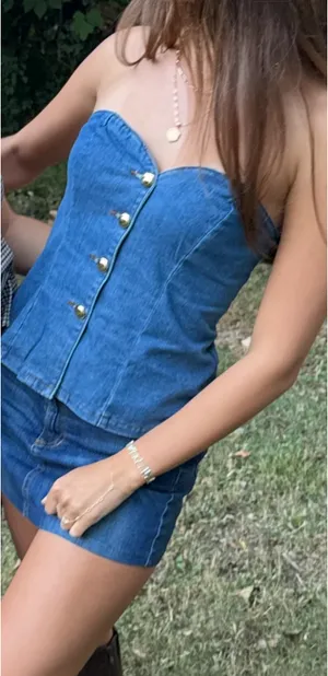 Denim Top  thumbnail 1