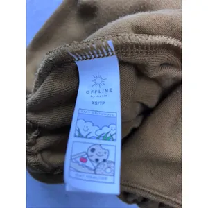 OFFLINE by Aerie Jumpsuit Women XS Brown Terry Cloth Wide Leg Loungewear thumbnail 8