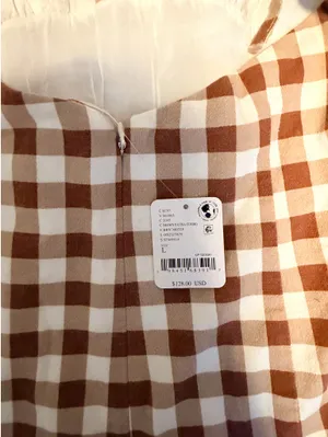 Free People Halter Gingham Mini Dress thumbnail 3