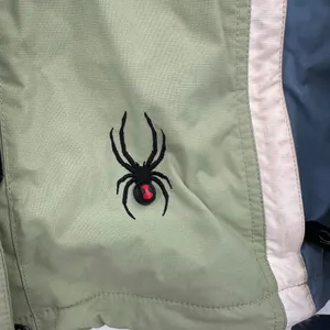 Spyder Size 10 Blue Green Jacket Coat Zip in Fleece Liner Outdoors Layers Winter thumbnail 7