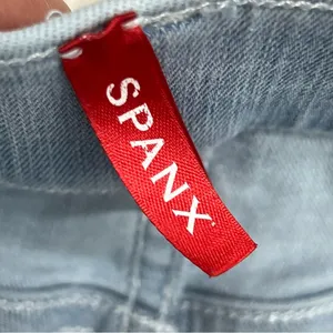 SPANX Light Wash Jeans XL tummy control pull-on pants thumbnail 2