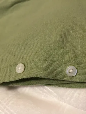 Moss Green Button Front Cardigan Size M thumbnail 5