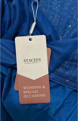 Stacees ocean blue Mini Dress Size 8 thumbnail 10